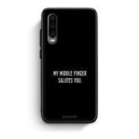 Thumbnail for Huawei P30 Salute θήκη από τη Smartfits με σχέδιο στο πίσω μέρος και μαύρο περίβλημα | Smartphone case with colorful back and black bezels by Smartfits