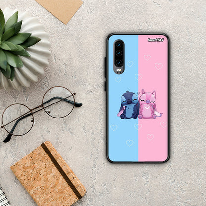 Stitch And Angel - Huawei P30 θήκη