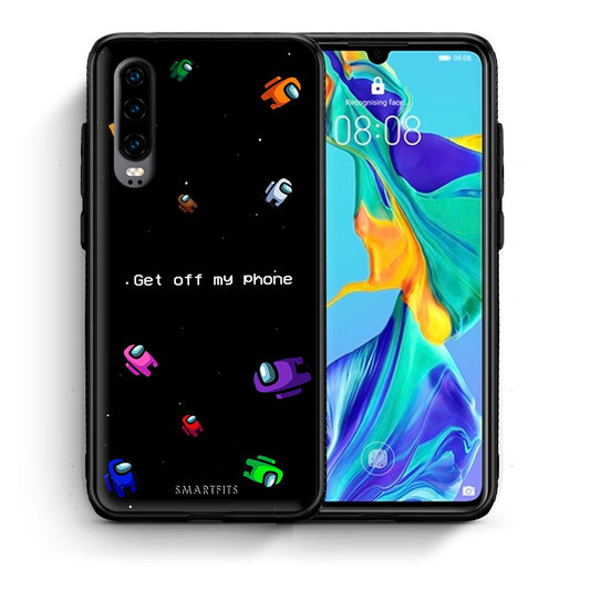Θήκη Huawei P30 AFK Text από τη Smartfits με σχέδιο στο πίσω μέρος και μαύρο περίβλημα | Huawei P30 AFK Text case with colorful back and black bezels
