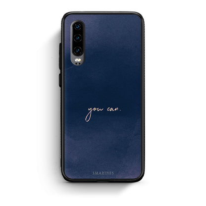 Huawei P30 You Can θήκη από τη Smartfits με σχέδιο στο πίσω μέρος και μαύρο περίβλημα | Smartphone case with colorful back and black bezels by Smartfits