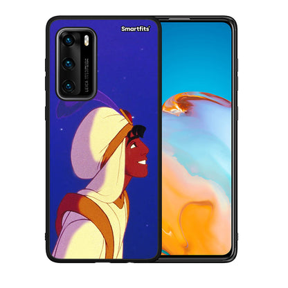 Θήκη Huawei P40 Alladin And Jasmine Love 1 από τη Smartfits με σχέδιο στο πίσω μέρος και μαύρο περίβλημα | Huawei P40 Alladin And Jasmine Love 1 case with colorful back and black bezels