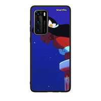 Thumbnail for Huawei P40 Alladin And Jasmine Love 2 θήκη από τη Smartfits με σχέδιο στο πίσω μέρος και μαύρο περίβλημα | Smartphone case with colorful back and black bezels by Smartfits