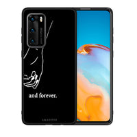 Thumbnail for Θήκη Αγίου Βαλεντίνου Huawei P40 Always & Forever 2 από τη Smartfits με σχέδιο στο πίσω μέρος και μαύρο περίβλημα | Huawei P40 Always & Forever 2 case with colorful back and black bezels