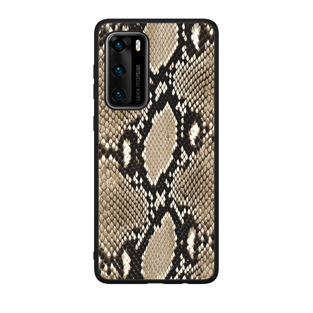 23 - Huawei P40  Fashion Snake Animal case, cover, bumper