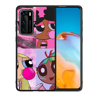 Thumbnail for Θήκη Αγίου Βαλεντίνου Huawei P40 Bubble Girls από τη Smartfits με σχέδιο στο πίσω μέρος και μαύρο περίβλημα | Huawei P40 Bubble Girls case with colorful back and black bezels