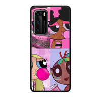 Thumbnail for Huawei P40 Bubble Girls Θήκη Αγίου Βαλεντίνου από τη Smartfits με σχέδιο στο πίσω μέρος και μαύρο περίβλημα | Smartphone case with colorful back and black bezels by Smartfits