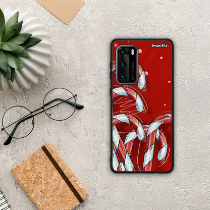 Candy Cane - Huawei P40 θήκη