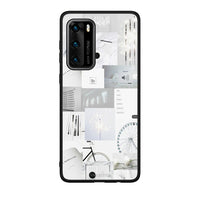 Thumbnail for Huawei P40 Collage Make Me Wonder Θήκη Αγίου Βαλεντίνου από τη Smartfits με σχέδιο στο πίσω μέρος και μαύρο περίβλημα | Smartphone case with colorful back and black bezels by Smartfits