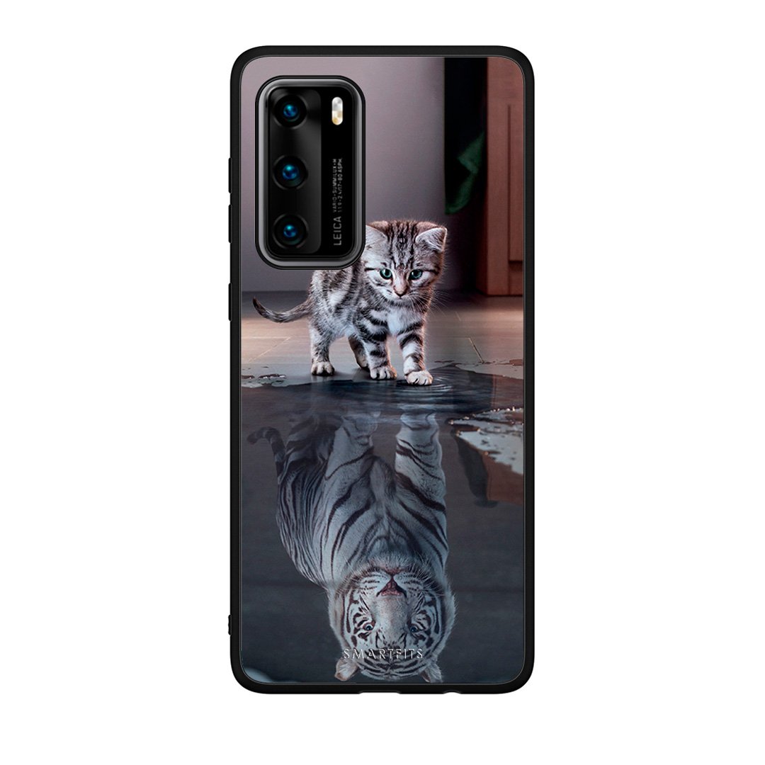 4 - Huawei P40 Tiger Cute case, cover, bumper