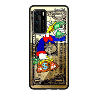 Thumbnail for Huawei P40 Duck Money Θήκη από τη Smartfits με σχέδιο στο πίσω μέρος και μαύρο περίβλημα | Smartphone case with colorful back and black bezels by Smartfits