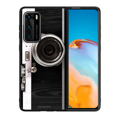 Θήκη Huawei P40 Emily In Paris από τη Smartfits με σχέδιο στο πίσω μέρος και μαύρο περίβλημα | Huawei P40 Emily In Paris case with colorful back and black bezels