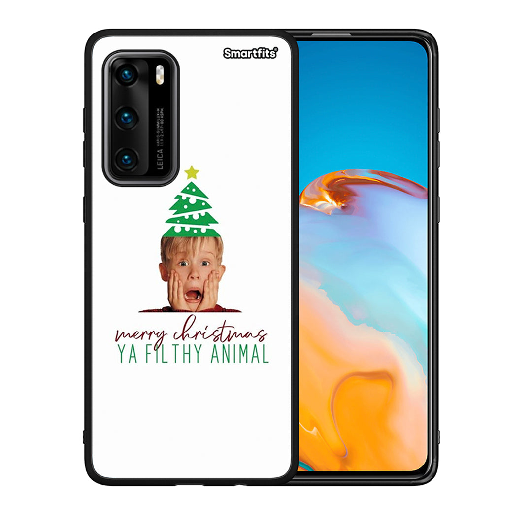 Θήκη Huawei P40 Filthy Animal από τη Smartfits με σχέδιο στο πίσω μέρος και μαύρο περίβλημα | Huawei P40 Filthy Animal case with colorful back and black bezels