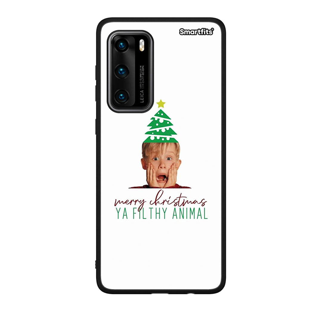 Huawei P40 Filthy Animal θήκη από τη Smartfits με σχέδιο στο πίσω μέρος και μαύρο περίβλημα | Smartphone case with colorful back and black bezels by Smartfits