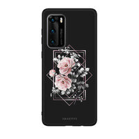 Thumbnail for 4 - Huawei P40 Frame Flower case, cover, bumper