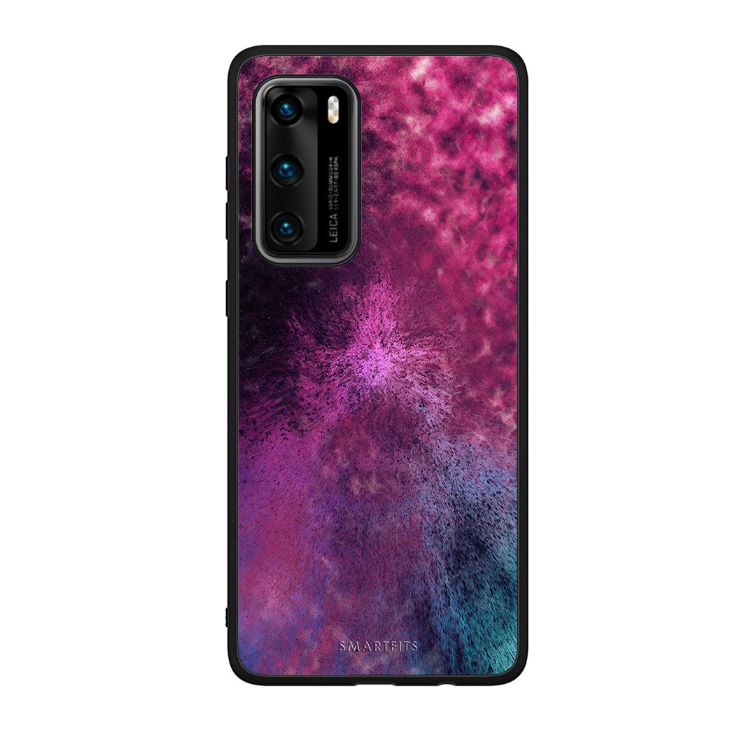 52 - Huawei P40  Aurora Galaxy case, cover, bumper
