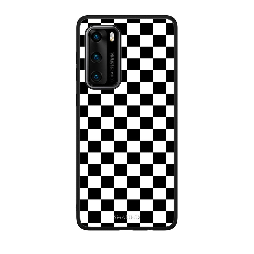 4 - Huawei P40 Squares Geometric case, cover, bumper