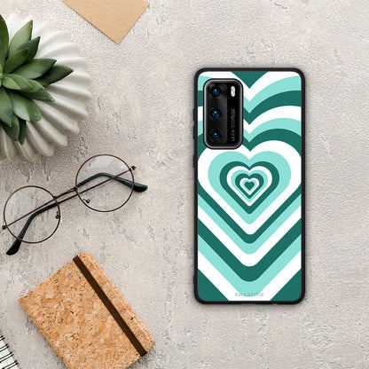 Green Hearts - Huawei P40 θήκη