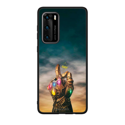 Huawei P40 Infinity Snap θήκη από τη Smartfits με σχέδιο στο πίσω μέρος και μαύρο περίβλημα | Smartphone case with colorful back and black bezels by Smartfits