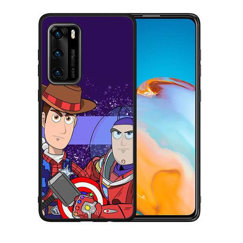 Θήκη Huawei P40 Infinity Story από τη Smartfits με σχέδιο στο πίσω μέρος και μαύρο περίβλημα | Huawei P40 Infinity Story case with colorful back and black bezels