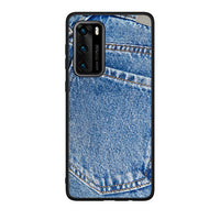 Thumbnail for Huawei P40 Jeans Pocket θήκη από τη Smartfits με σχέδιο στο πίσω μέρος και μαύρο περίβλημα | Smartphone case with colorful back and black bezels by Smartfits
