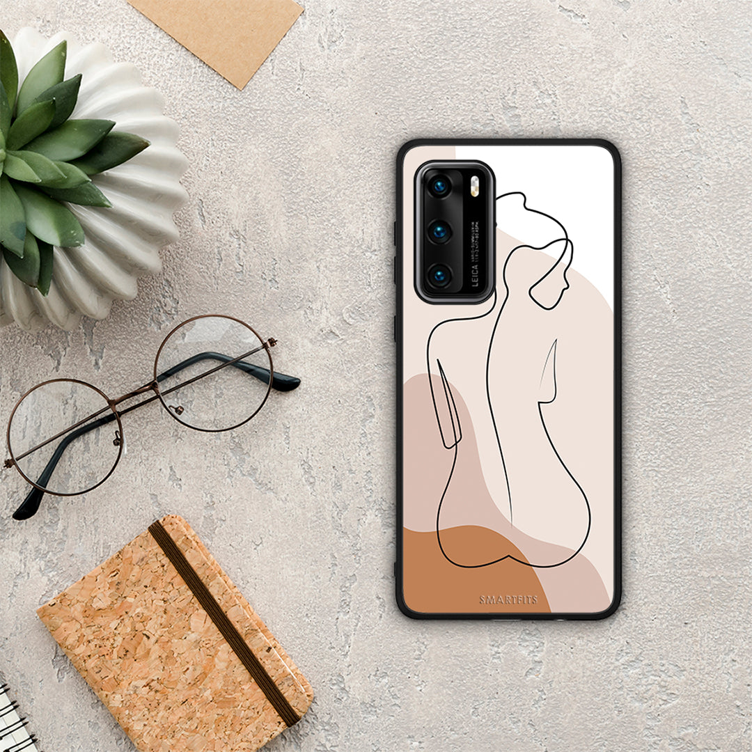 LineArt Woman - Huawei P40 θήκη
