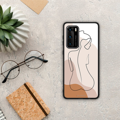 LineArt Woman - Huawei P40 θήκη