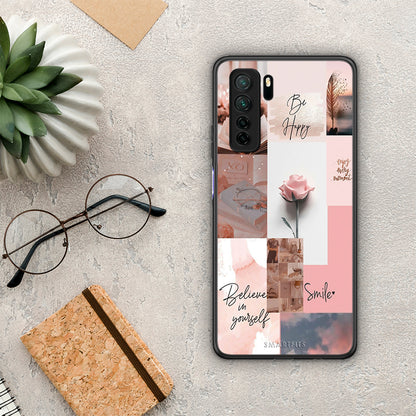 Θήκη Huawei P40 Lite 5G Aesthetic Collage από τη Smartfits με σχέδιο στο πίσω μέρος και μαύρο περίβλημα | Huawei P40 Lite 5G Aesthetic Collage Case with Colorful Back and Black Bezels