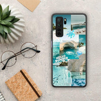 Thumbnail for Θήκη Huawei P40 Lite 5G Aesthetic Summer από τη Smartfits με σχέδιο στο πίσω μέρος και μαύρο περίβλημα | Huawei P40 Lite 5G Aesthetic Summer Case with Colorful Back and Black Bezels