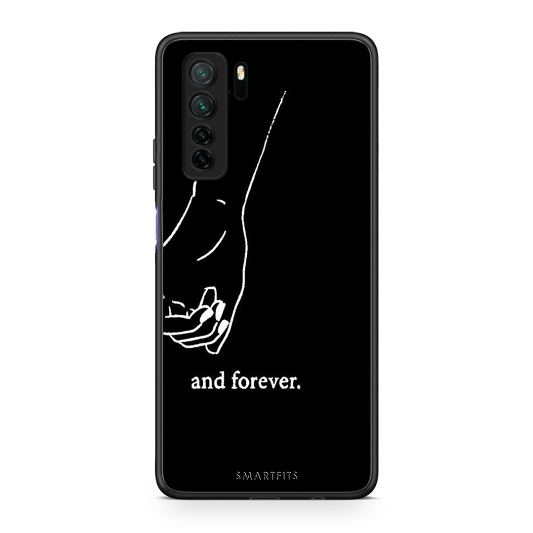 Θήκη Huawei P40 Lite 5G Always & Forever 2 από τη Smartfits με σχέδιο στο πίσω μέρος και μαύρο περίβλημα | Huawei P40 Lite 5G Always & Forever 2 Case with Colorful Back and Black Bezels