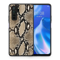 Thumbnail for Θήκη Huawei P40 Lite 5G Animal Fashion Snake από τη Smartfits με σχέδιο στο πίσω μέρος και μαύρο περίβλημα | Huawei P40 Lite 5G Animal Fashion Snake Case with Colorful Back and Black Bezels