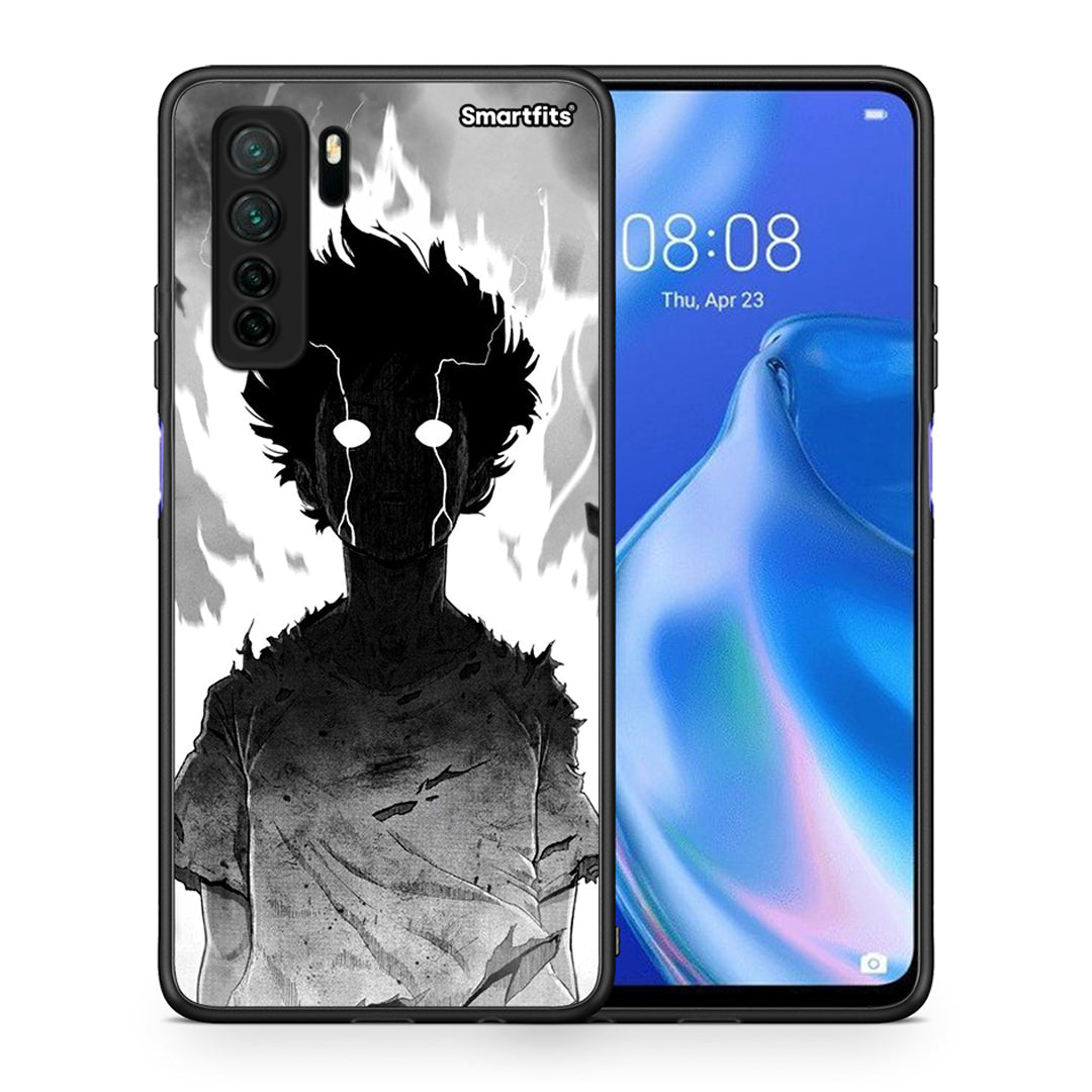 Θήκη Huawei P40 Lite 5G Anime Boy από τη Smartfits με σχέδιο στο πίσω μέρος και μαύρο περίβλημα | Huawei P40 Lite 5G Anime Boy Case with Colorful Back and Black Bezels