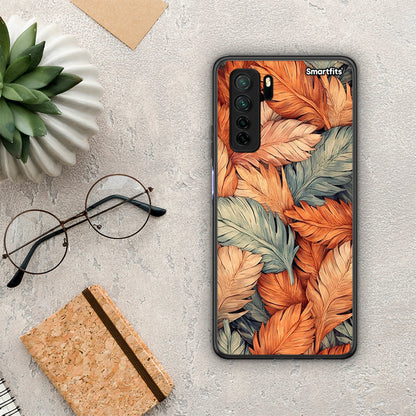 Θήκη Huawei P40 Lite 5G Autumn Leaves από τη Smartfits με σχέδιο στο πίσω μέρος και μαύρο περίβλημα | Huawei P40 Lite 5G Autumn Leaves Case with Colorful Back and Black Bezels