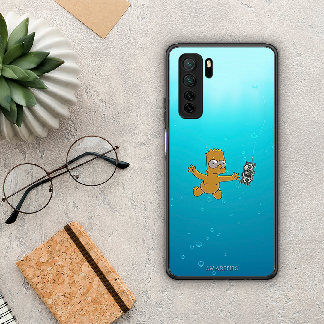 Θήκη Huawei P40 Lite 5G Chasing Money από τη Smartfits με σχέδιο στο πίσω μέρος και μαύρο περίβλημα | Huawei P40 Lite 5G Chasing Money Case with Colorful Back and Black Bezels