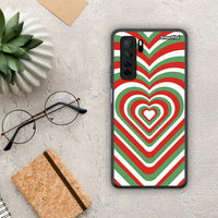 Thumbnail for Θήκη Huawei P40 Lite 5G Christmas Hearts από τη Smartfits με σχέδιο στο πίσω μέρος και μαύρο περίβλημα | Huawei P40 Lite 5G Christmas Hearts Case with Colorful Back and Black Bezels