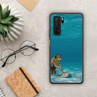 Thumbnail for Θήκη Huawei P40 Lite 5G Clean The Ocean από τη Smartfits με σχέδιο στο πίσω μέρος και μαύρο περίβλημα | Huawei P40 Lite 5G Clean The Ocean Case with Colorful Back and Black Bezels