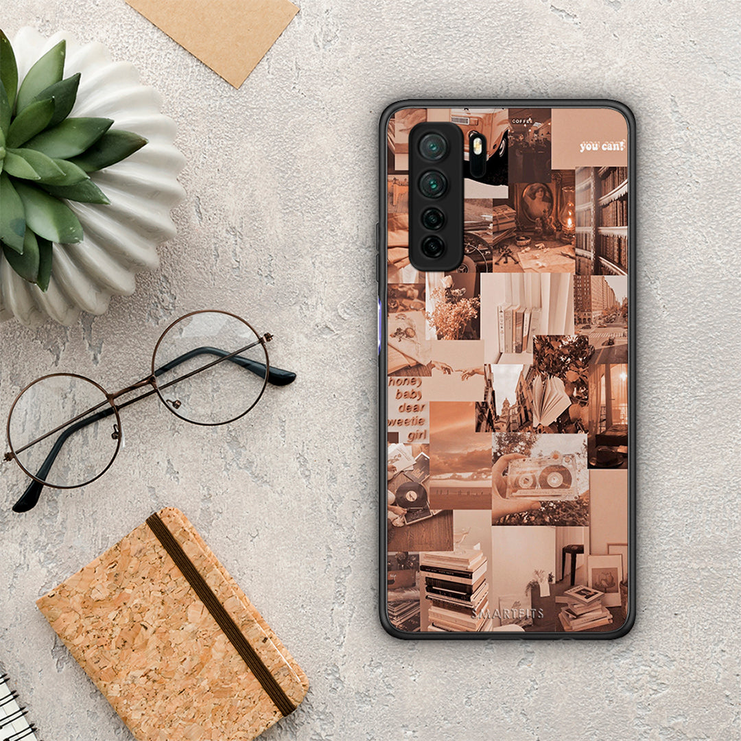 Θήκη Huawei P40 Lite 5G Collage You Can από τη Smartfits με σχέδιο στο πίσω μέρος και μαύρο περίβλημα | Huawei P40 Lite 5G Collage You Can Case with Colorful Back and Black Bezels