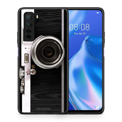 Θήκη Huawei P40 Lite 5G Emily In Paris από τη Smartfits με σχέδιο στο πίσω μέρος και μαύρο περίβλημα | Huawei P40 Lite 5G Emily In Paris Case with Colorful Back and Black Bezels
