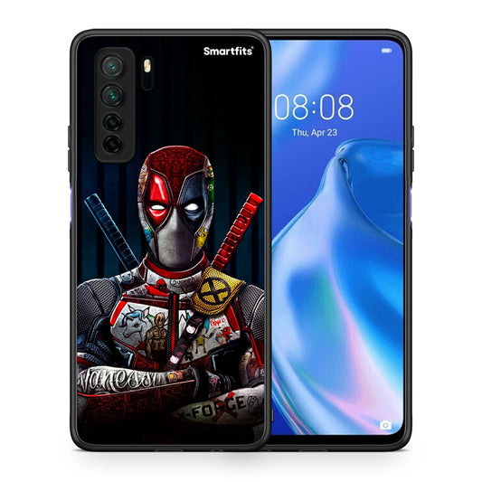Θήκη Huawei P40 Lite 5G Funny Guy από τη Smartfits με σχέδιο στο πίσω μέρος και μαύρο περίβλημα | Huawei P40 Lite 5G Funny Guy Case with Colorful Back and Black Bezels