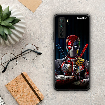 Θήκη Huawei P40 Lite 5G Funny Guy από τη Smartfits με σχέδιο στο πίσω μέρος και μαύρο περίβλημα | Huawei P40 Lite 5G Funny Guy Case with Colorful Back and Black Bezels