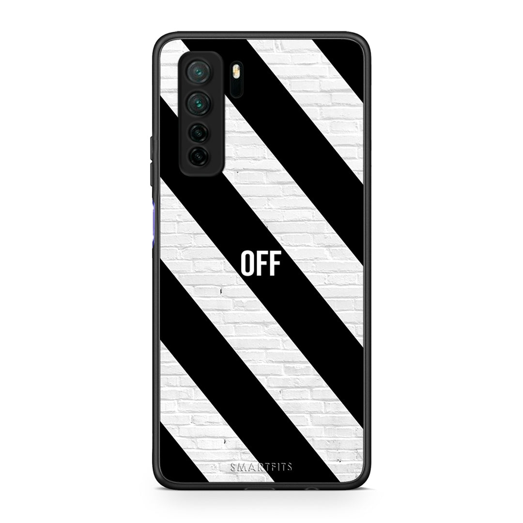 Θήκη Huawei P40 Lite 5G Get Off από τη Smartfits με σχέδιο στο πίσω μέρος και μαύρο περίβλημα | Huawei P40 Lite 5G Get Off Case with Colorful Back and Black Bezels