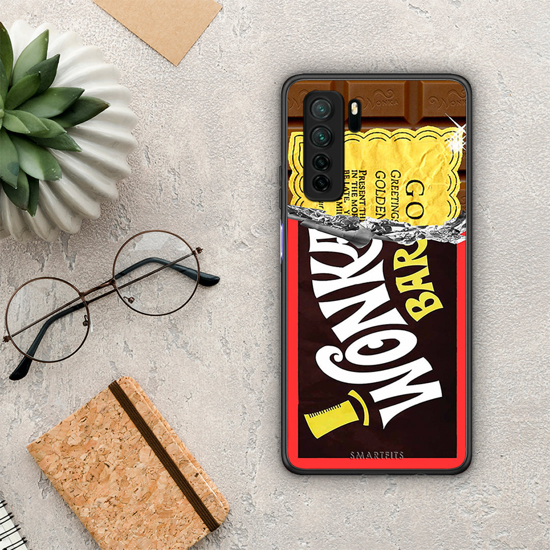 Θήκη Huawei P40 Lite 5G Golden Ticket από τη Smartfits με σχέδιο στο πίσω μέρος και μαύρο περίβλημα | Huawei P40 Lite 5G Golden Ticket Case with Colorful Back and Black Bezels