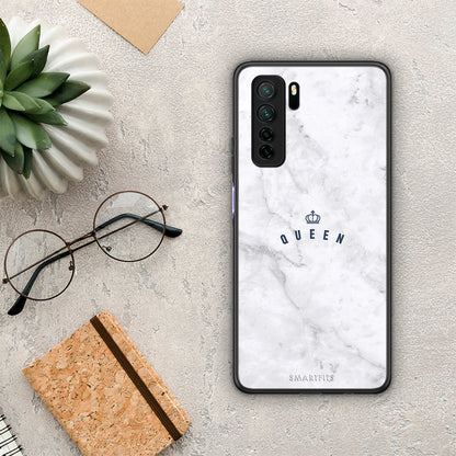 Θήκη Huawei P40 Lite 5G Marble Queen από τη Smartfits με σχέδιο στο πίσω μέρος και μαύρο περίβλημα | Huawei P40 Lite 5G Marble Queen Case with Colorful Back and Black Bezels