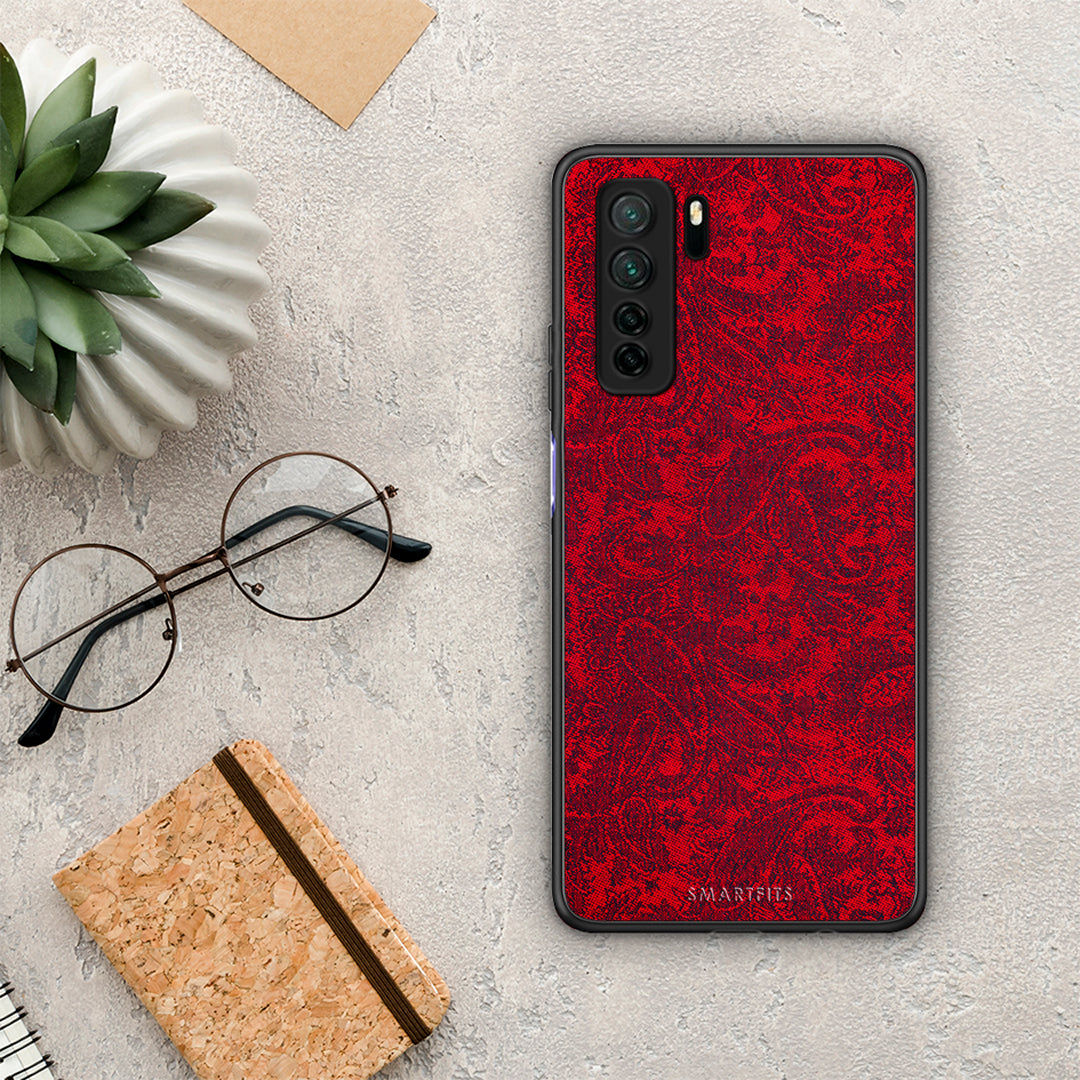 Θήκη Huawei P40 Lite 5G Paisley Cashmere από τη Smartfits με σχέδιο στο πίσω μέρος και μαύρο περίβλημα | Huawei P40 Lite 5G Paisley Cashmere Case with Colorful Back and Black Bezels