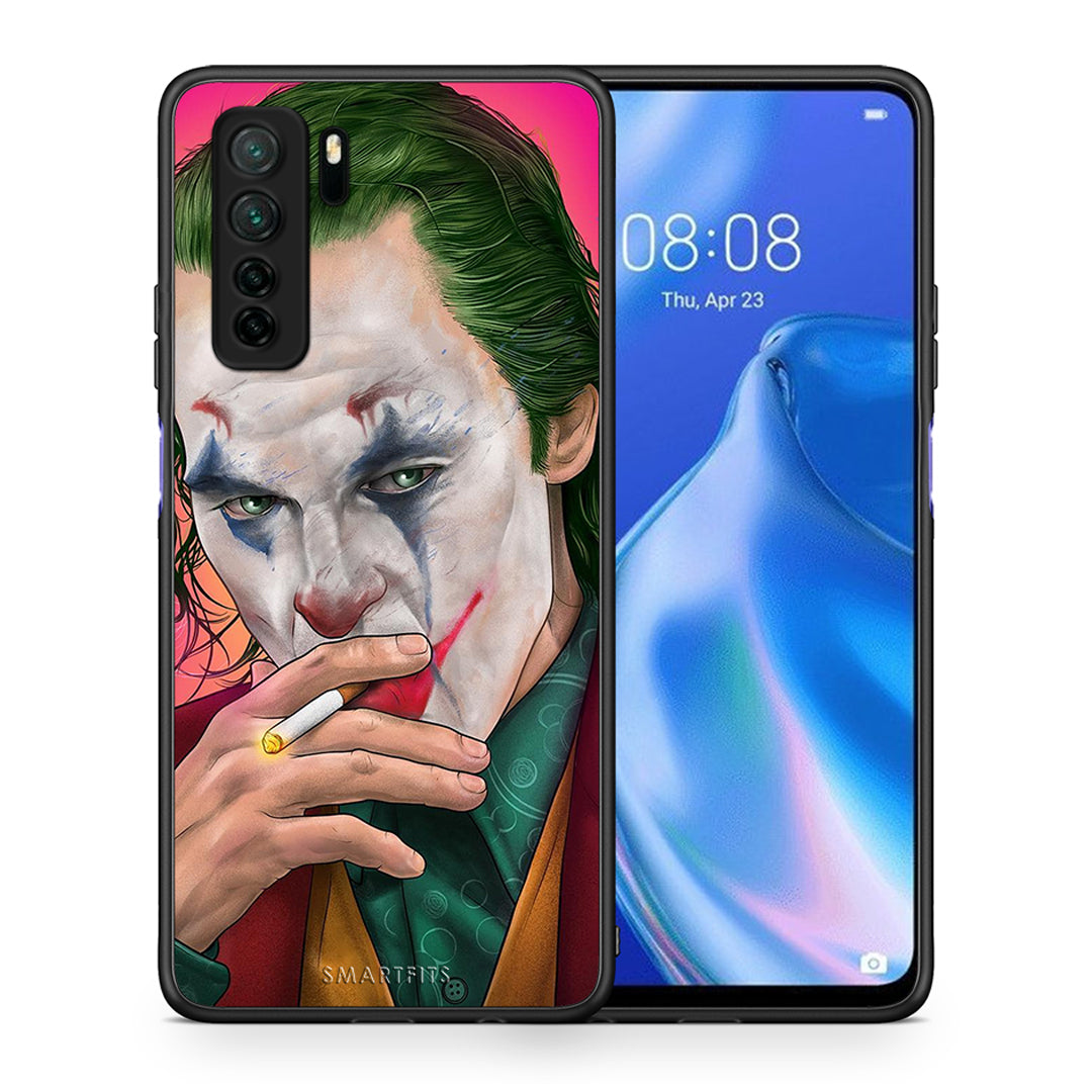 Θήκη Huawei P40 Lite 5G PopArt JokesOnU από τη Smartfits με σχέδιο στο πίσω μέρος και μαύρο περίβλημα | Huawei P40 Lite 5G PopArt JokesOnU Case with Colorful Back and Black Bezels