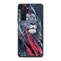 Thumbnail for Θήκη Huawei P40 Lite 5G PopArt Lion Designer από τη Smartfits με σχέδιο στο πίσω μέρος και μαύρο περίβλημα | Huawei P40 Lite 5G PopArt Lion Designer Case with Colorful Back and Black Bezels