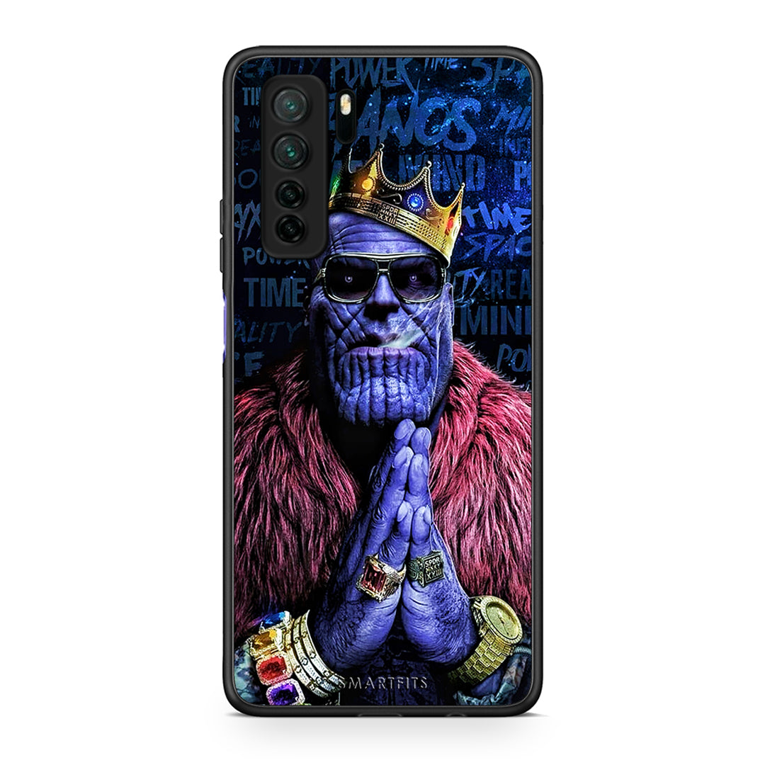 Θήκη Huawei P40 Lite 5G PopArt Thanos από τη Smartfits με σχέδιο στο πίσω μέρος και μαύρο περίβλημα | Huawei P40 Lite 5G PopArt Thanos Case with Colorful Back and Black Bezels