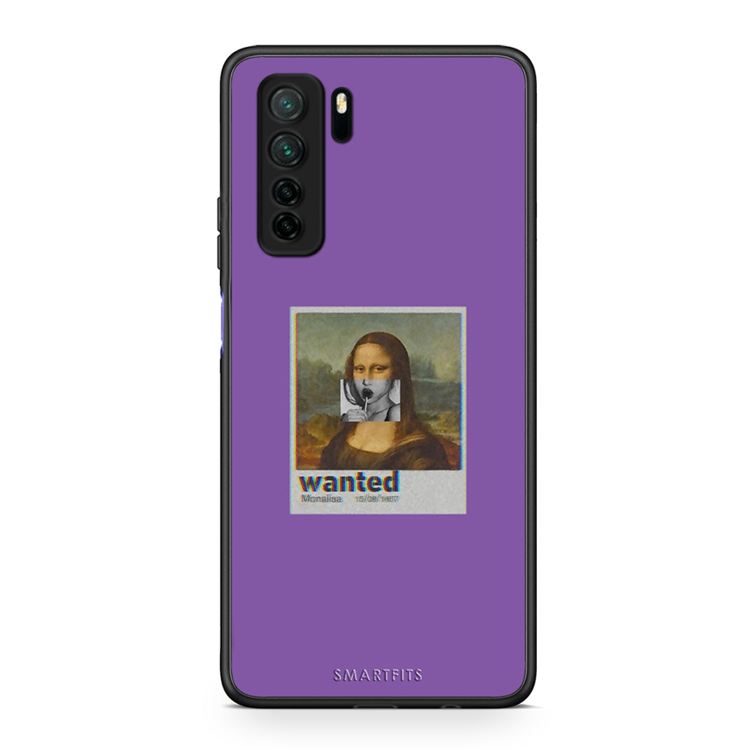 Θήκη Huawei P40 Lite 5G Popart Monalisa από τη Smartfits με σχέδιο στο πίσω μέρος και μαύρο περίβλημα | Huawei P40 Lite 5G Popart Monalisa Case with Colorful Back and Black Bezels