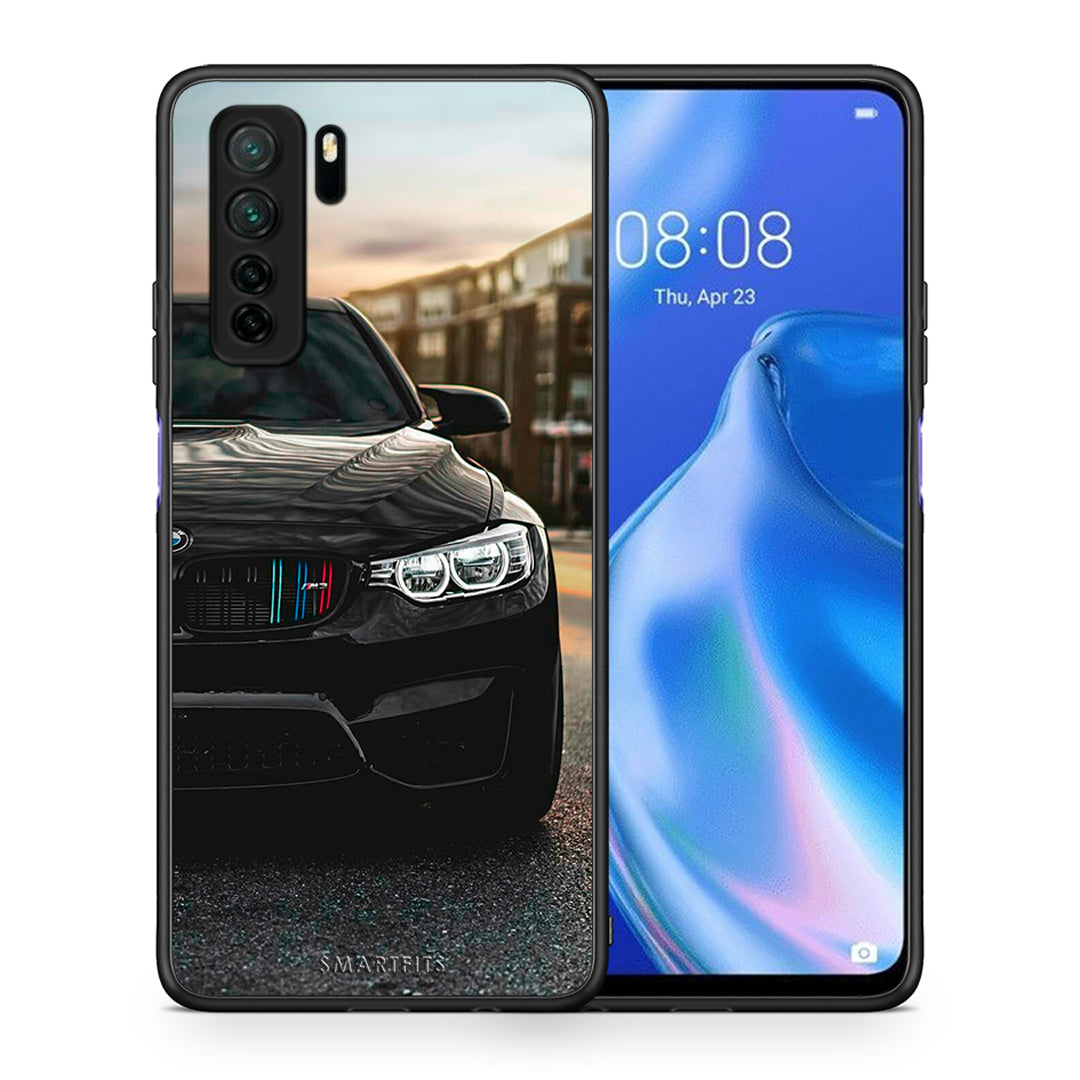 Θήκη Huawei P40 Lite 5G Racing M3 από τη Smartfits με σχέδιο στο πίσω μέρος και μαύρο περίβλημα | Huawei P40 Lite 5G Racing M3 Case with Colorful Back and Black Bezels