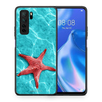 Thumbnail for Θήκη Huawei P40 Lite 5G Red Starfish από τη Smartfits με σχέδιο στο πίσω μέρος και μαύρο περίβλημα | Huawei P40 Lite 5G Red Starfish Case with Colorful Back and Black Bezels