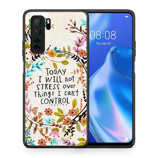 Θήκη Huawei P40 Lite 5G Stress Over από τη Smartfits με σχέδιο στο πίσω μέρος και μαύρο περίβλημα | Huawei P40 Lite 5G Stress Over Case with Colorful Back and Black Bezels